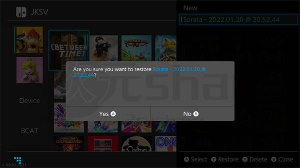 JKSV 图文使用教程丨存档插件丨Switch工具-二次元共享站2cyshare
