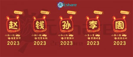 2023年姓氏兔年吉祥全屏手机壁纸（146张）阿里云盘下载